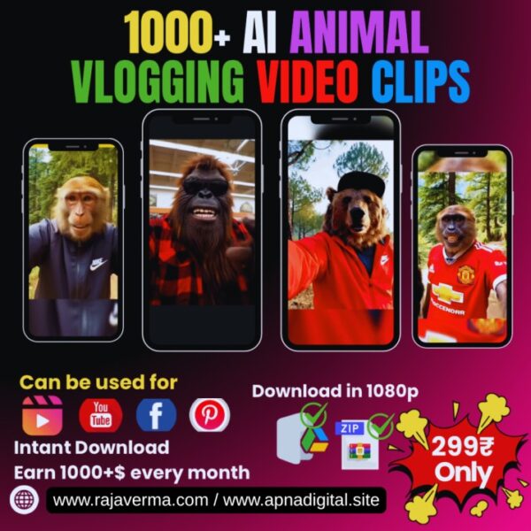🐒Monkey Vlogging Reels Bundle